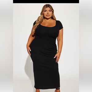 TWO ribbed maxi dresses (see pics)